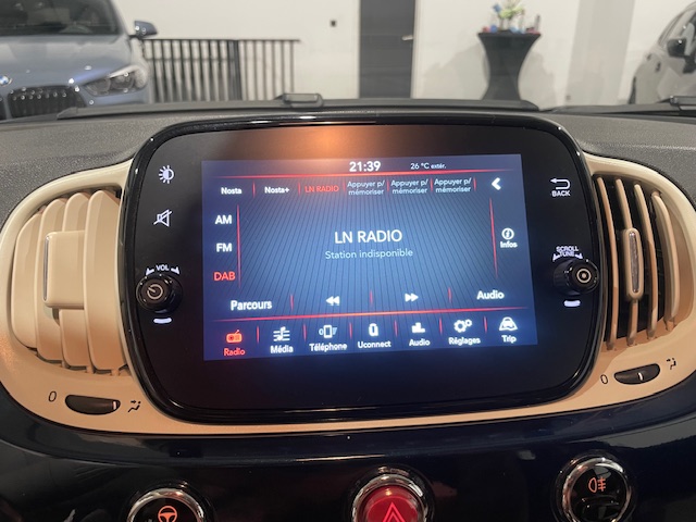 Fiat 500C 1.0i Hybride met Garantie